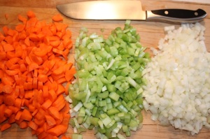 Carrots, Celery, Onions